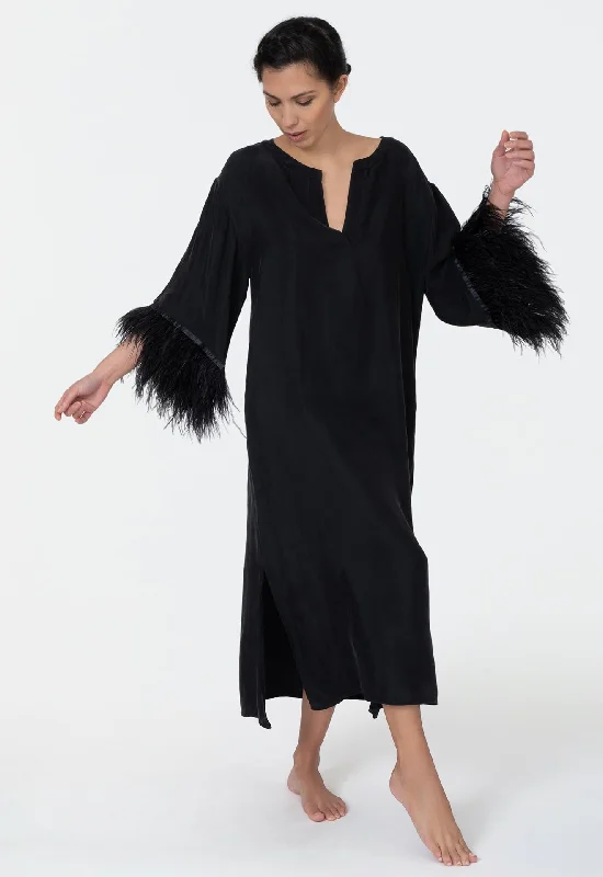 women's pajamas for everyday wearRya Swan Caftan