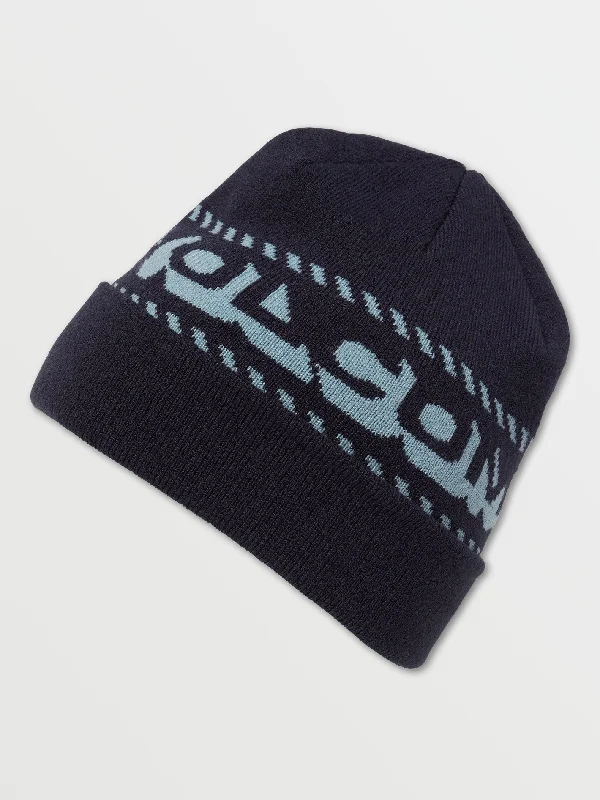 cozy knitted beanie hats with pom-pomsLodger Beanie - Navy