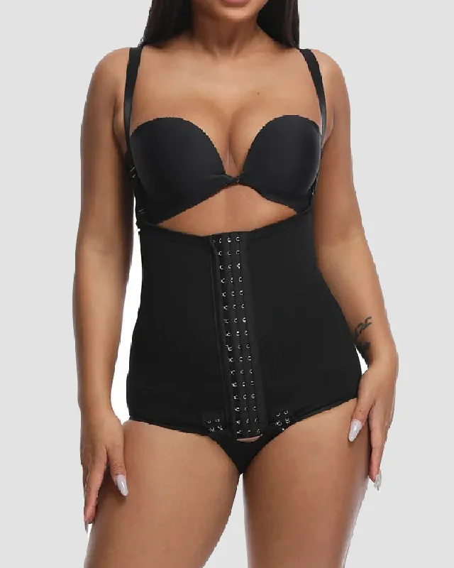 plus-size underwire balconette braDamen Bauchkontrolle Verstellbare Schnalle Vorne Offen Brust Shapewear