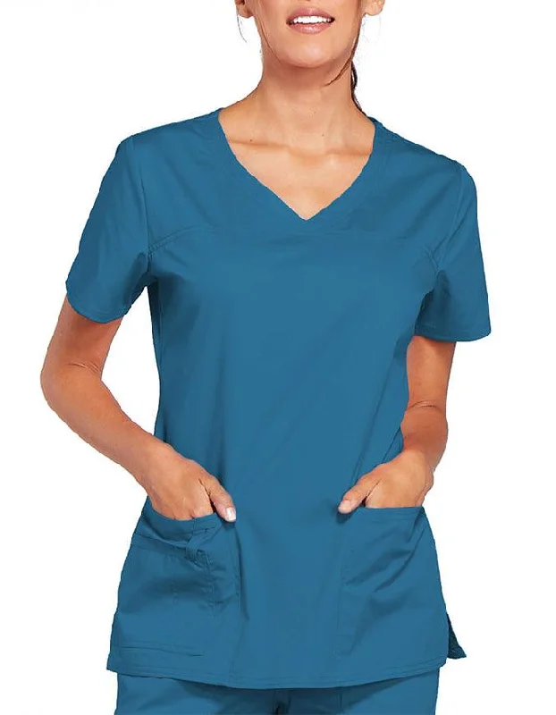 Women's Hooded CoatsCherokee Workwear Women's V-Neck Nursing Scrub Top