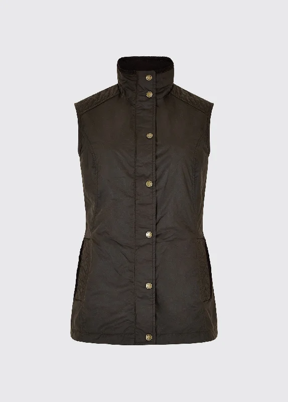 Women's Coats with Fur TrimmedPakenham Waxed Vest - Verdigris