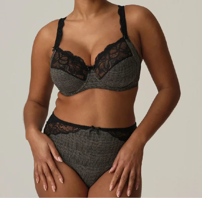 balconette bra for cleavage enhancementPrima Donna Madison - Black Tailor