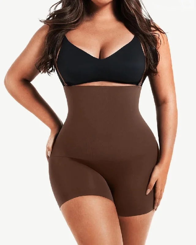 seamless bra with soft cups for all-day comfortNahtlose Hoch Taillierte Bauchkontroll Shapewear Shorts für Damen mit Abnehmbaren Trägern