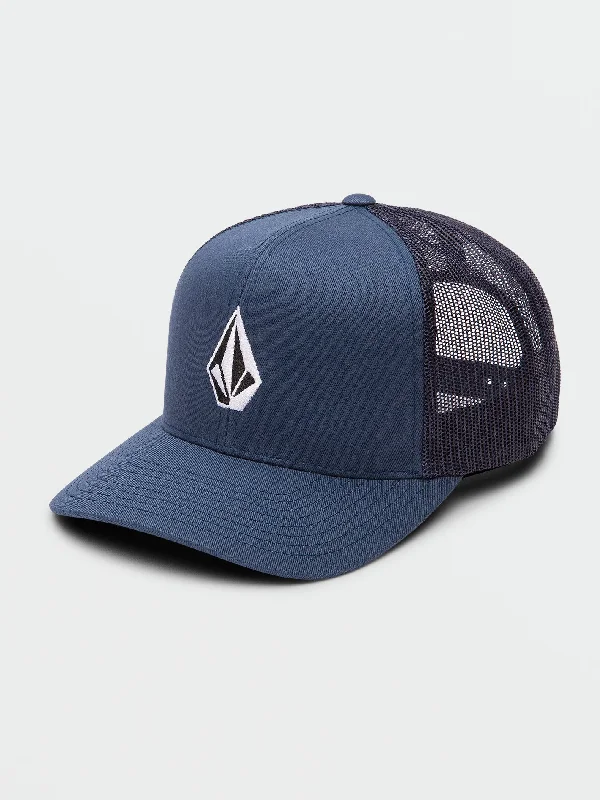 adjustable baseball caps with curved brimsFull Stone Cheese Hat - Baja Indigo