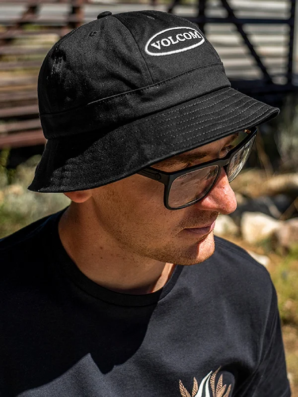 breathable golf hatsSwirley Bucket Hat - Black