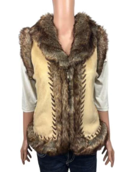 Women's Coats with Fur Trimmed PocketsWomen's Jacket Style#-L-001133