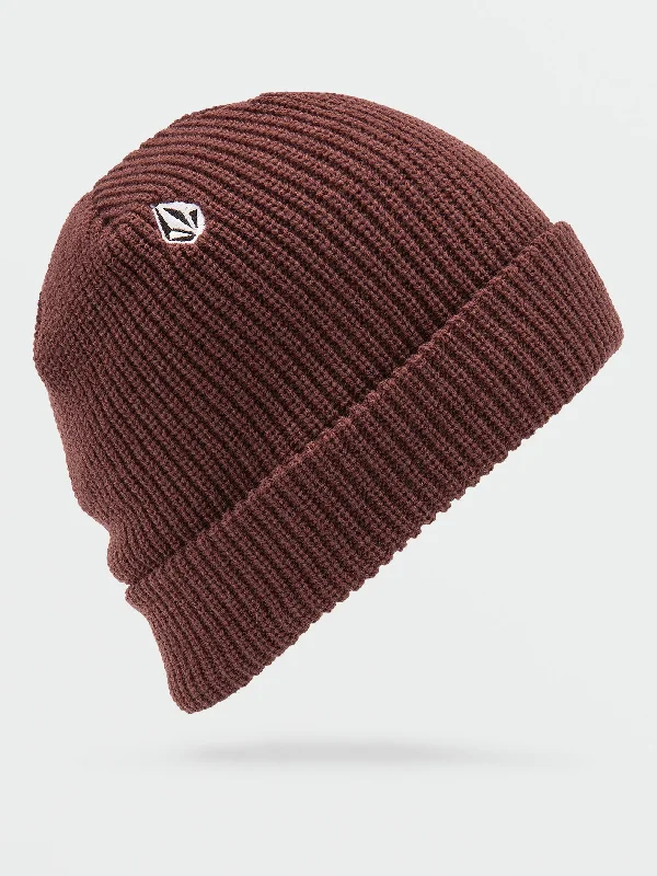 eco-friendly straw hatsFull Stone Beanie - Mahogany