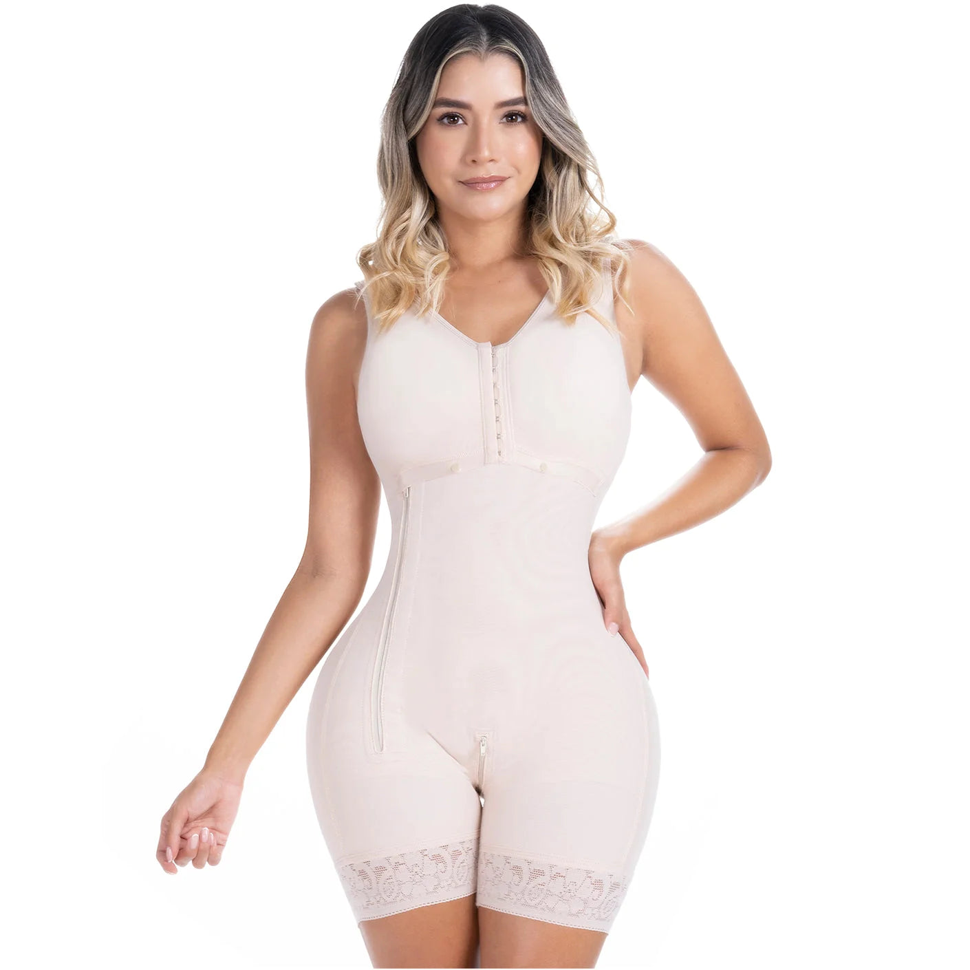 plus-size smoothing bra for dressesAll-in-One Postpartum Shapewear Faja