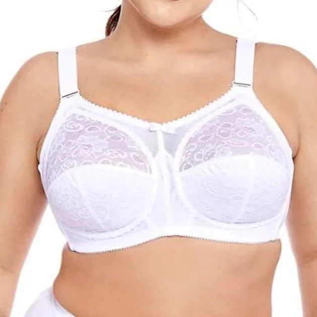 convertible halter braLace Unlined Molded White Bra