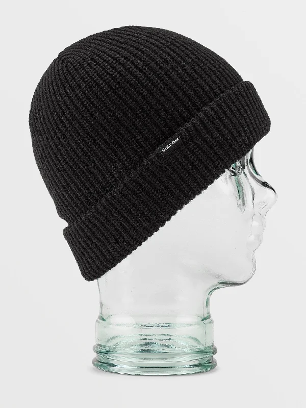 hats with built-in headphone holdersSweep Beanie - Black