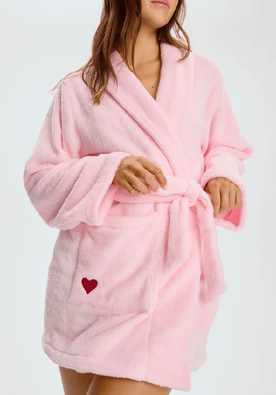 women's pajamas for those who cherish their bedtime routinesBlush Cocoon Robe - Petal Pink