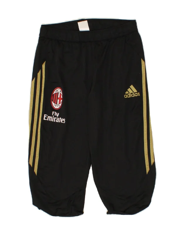 fashionable hats for womenADIDAS Boys AC Milan Graphic Capri Tracksuit Trousers 15-16 Years Black