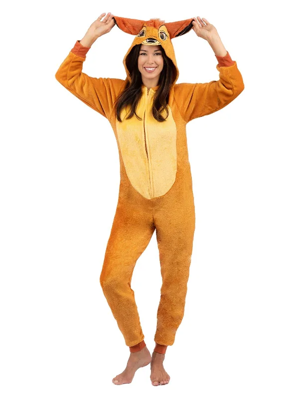 women's pajamas in solid colorsDisney Bambi Women's Onesie Pajama Costume