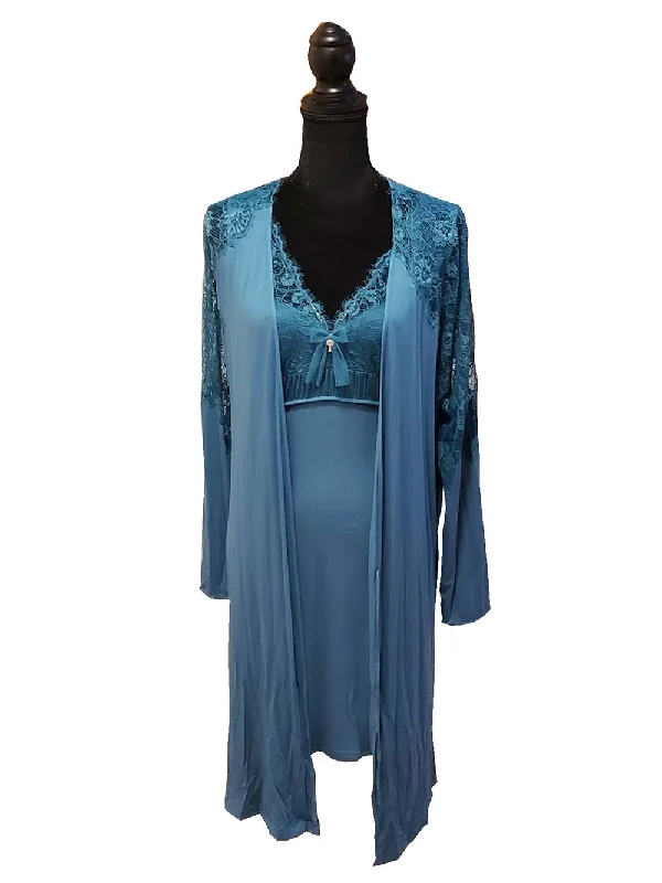 women's pajamas with built-in shortsCOEMI -15th Avenue Dressing Gown