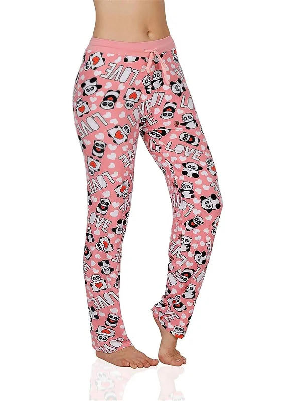 women's pajamas for lounging around the houseWomen's Victoria Collection Super Soft Lounge Pajama Pants, Panda Print