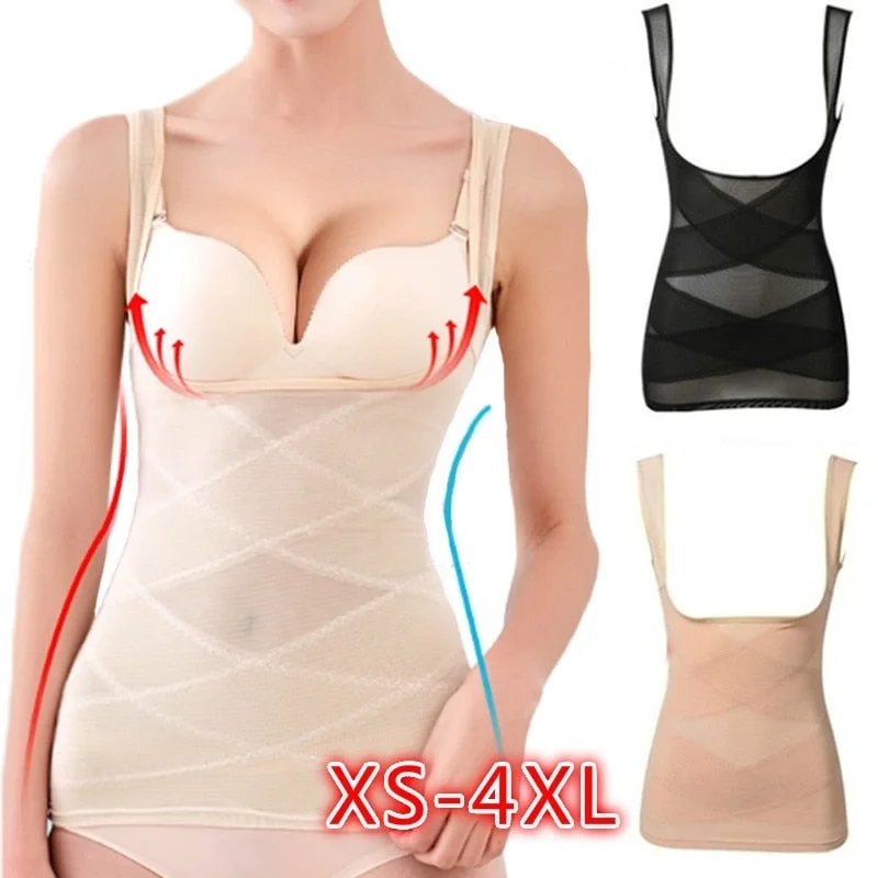 mastectomy form-fitting braSeamless Corset Body Shaper