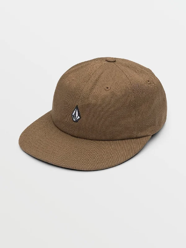 casual bucket hats with drawstringsFull Stone Dad Hat - Dark Earth