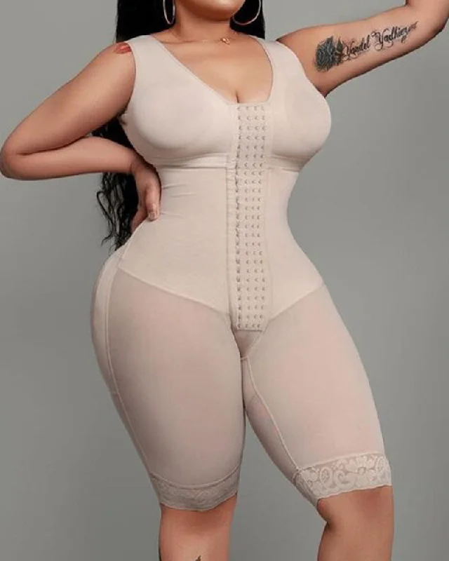 plus-size longline bra for tummy controlHohe Komprimierung BBL Sanduhr Fajas Schlankheits Nach Operationen Shapewear