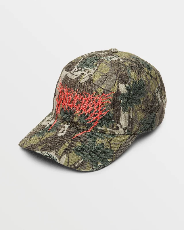 stylish fedoras with wide brimsMetal Trip Adjustable Hat - Camouflage