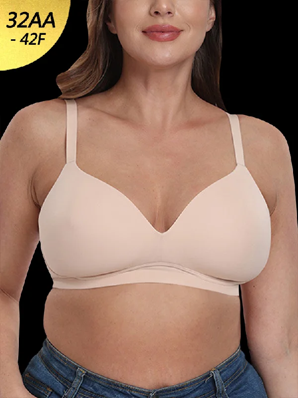 seamless bra for minimizersWomen's Comfort Smoothing Stretch Wireless Lightly Lined Bra