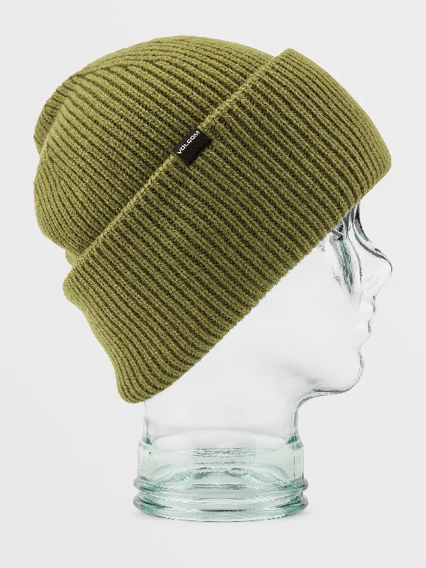 breathable mesh hats with UV protectionMens Roller Beanie - Moss