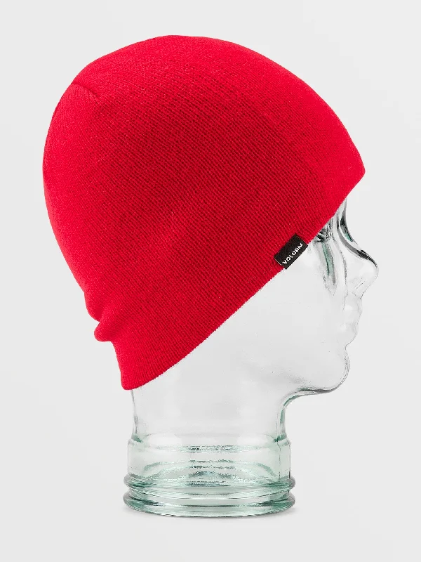 straw hats for summerMens V.Co Skull Beanie - Red