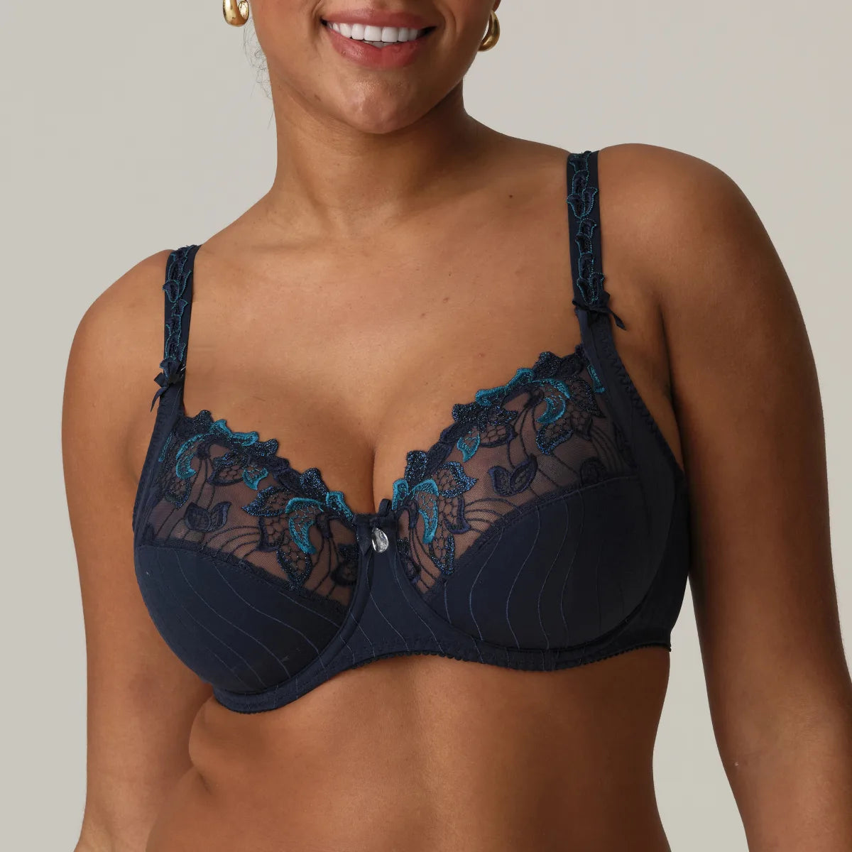 mastectomy form-fitting braPrima Donna Beugel BH - Deauville 0161810/11 - Velvet Blue