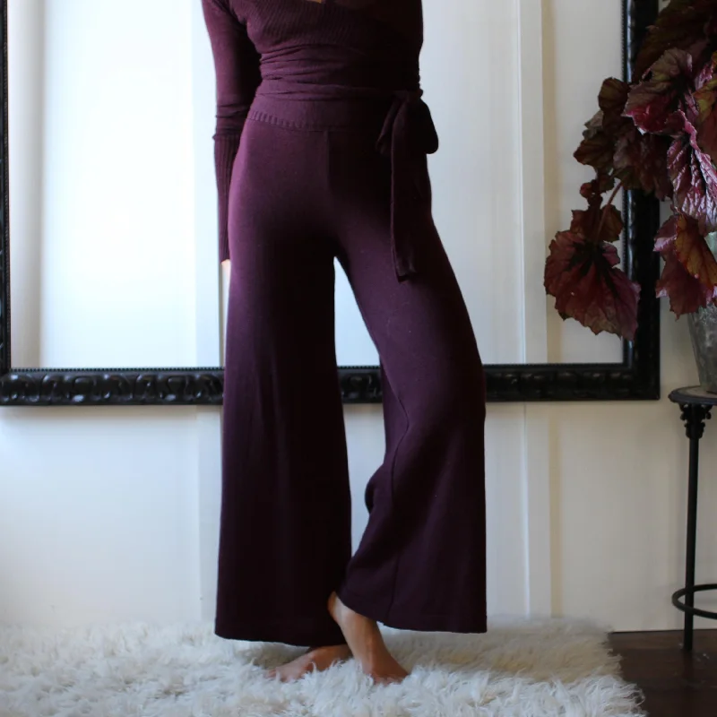 women's pajamas for movie nightsMerino Wool Palazzo Pants