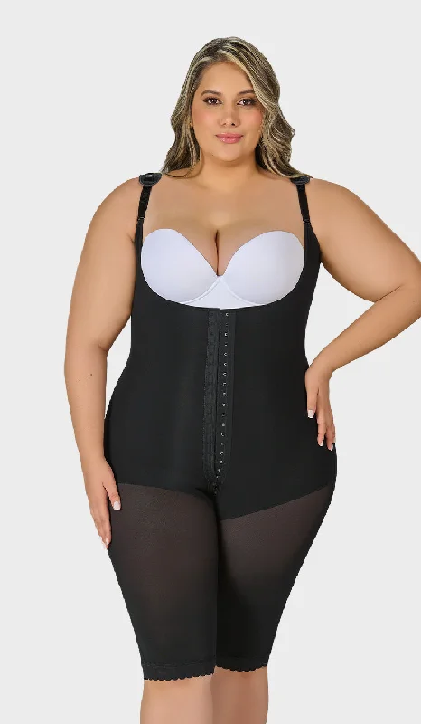 plus-size underwire bra with wide underbandFaja larga con refuerzo abdominal Ref. F0078