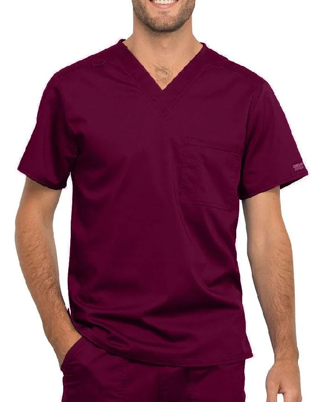 Women's Rain CoatsCherokee Workwear Revolution Unisex Pocket V-Neck Scrub Top