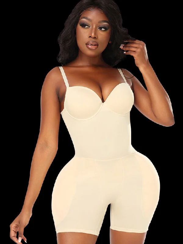 mastectomy bra with foam liningHip Enhancing Suspenders Tummy Control Shaper Bodysuit