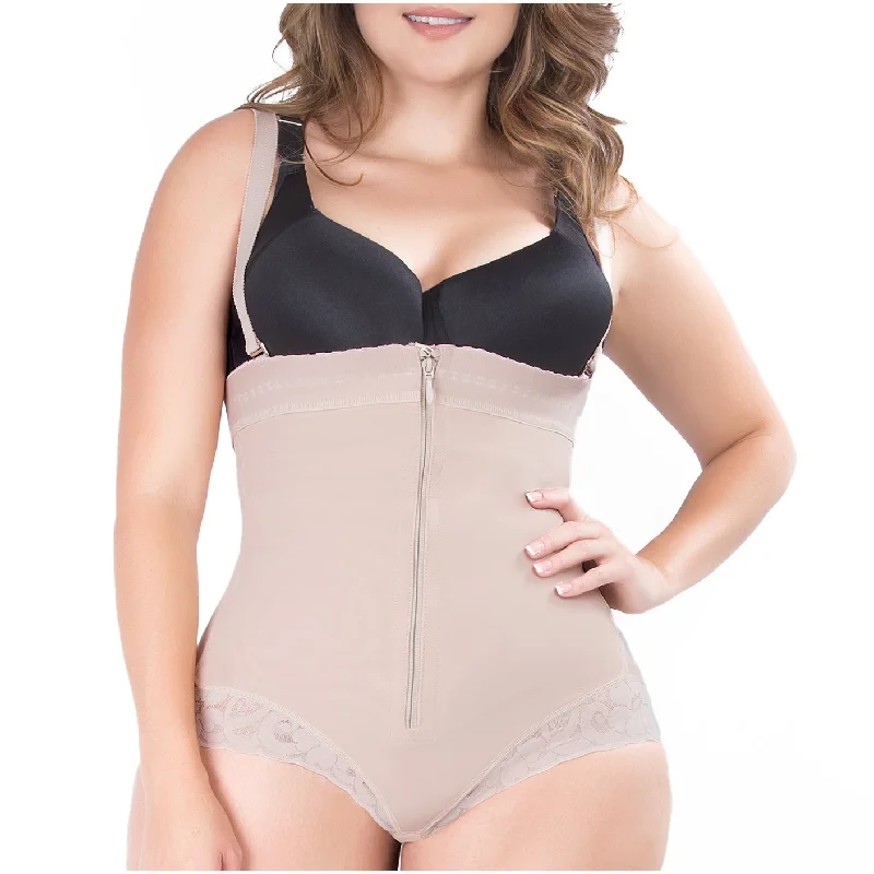 seamless bra with moisture-wicking fabricStrapless Slim Mid Back Body Shaper