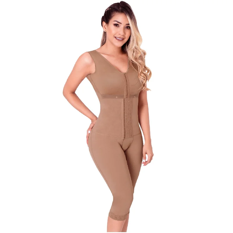 wireless bra with molded cupsFront Hooks Full Body Shapewear Faja