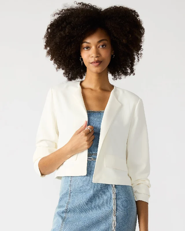 Women's Denim CoatsSERENEA BLAZER WHITE