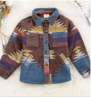 Women's Wool CoatsKids Shacket STYLE#DAK-254