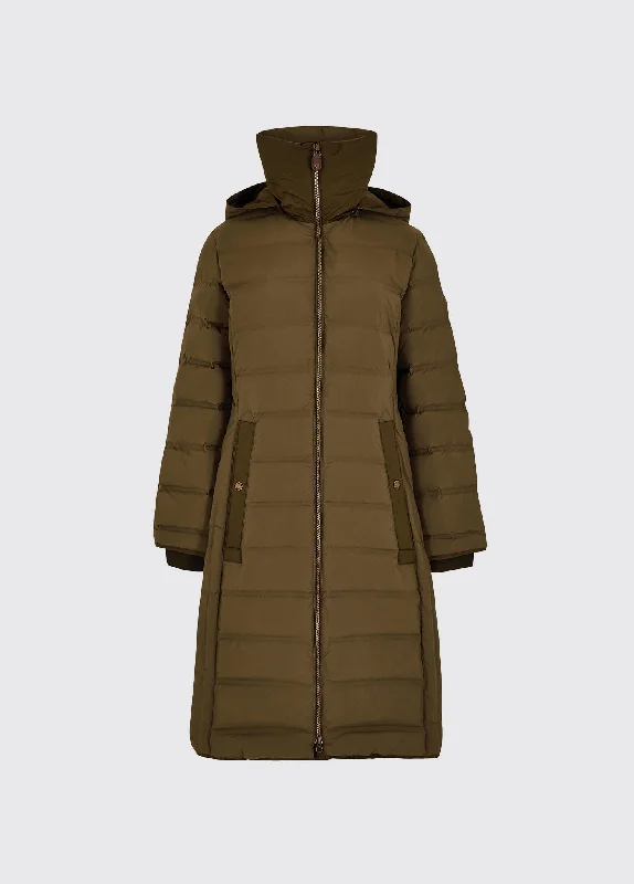 Women's Coats with Fur Trimmed PocketsMeyers ladies' long length coat - Breen