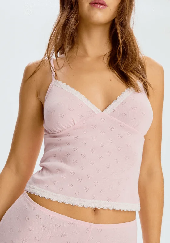 women's pajamas for those who value qualityBlush Cherish Cami - Petal Pink