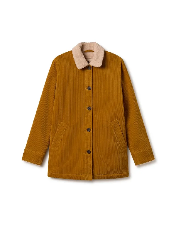 Women's Quilted CoatsRussell - Mustard