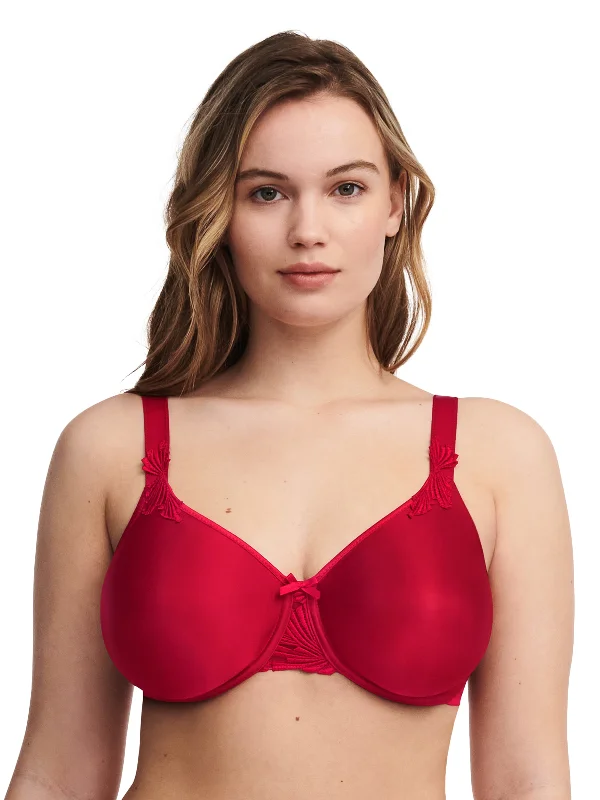 plus-size backless bra with clear strapsChantelle beugel bh minimizer - Hedona C20310 - 0B9-New passion red