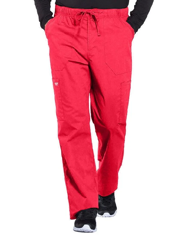 Women's PeacoatsCherokee Workwear Professionals Men's Tapered Leg Drawstring Cargo Petite Pant