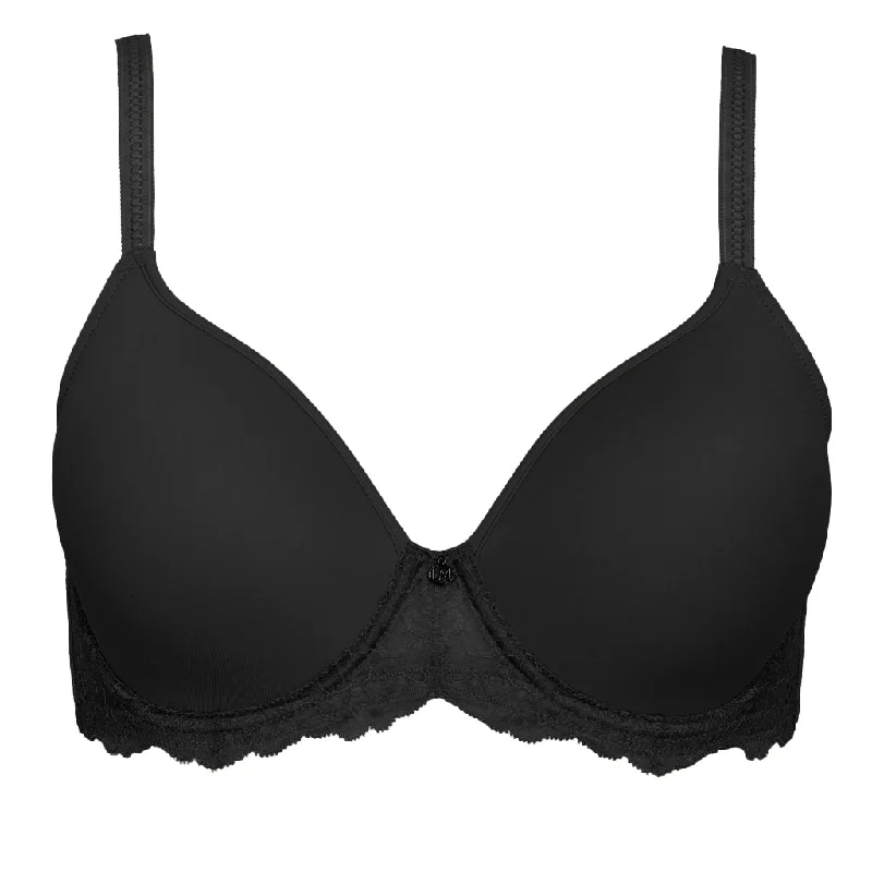 plus-size wireless racerback braLe Mystere Transformative Tisha Molded Bra, Black