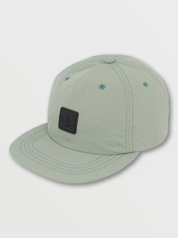 hats with built-in fans and sunglasses for beach daysStone Trip Adjustable Hat - Seagrass Green