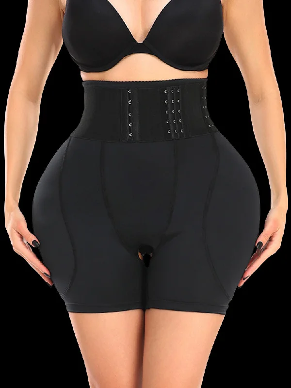 lace front closure braHigh Waist Removable Pad Butt Enhancer Tummy Control Shapewear