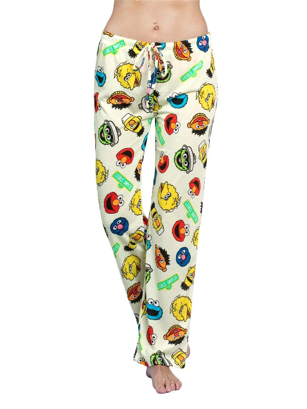 women's pajamas for those who seek cozy, all-night comfortSesame Street Women's Pajama Lounge Pants with Big Bird and Friends