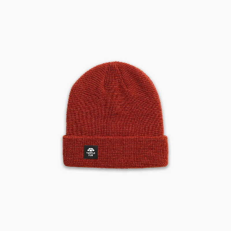 hats with built-in Bluetooth speakers for music on the goMerino Wool Homer Watch Cap - Cedar