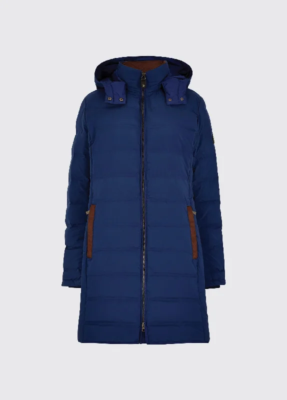 Women's Coats with Fur Trimmed HoodBallybrophy Quilted Jacket - Peacock Blue