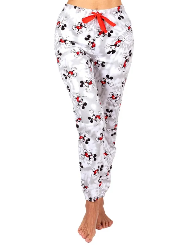 women's pajamas with a charming floral patternDisney Mickey Mouse Women's Pajama Pants, Sleepwear Bottoms