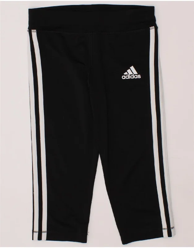 cozy fur-lined hats with adjustable straps for a secure fit in extreme weatherADIDAS Girls Climalite Capri Leggings 9-10 Years Black Polyester