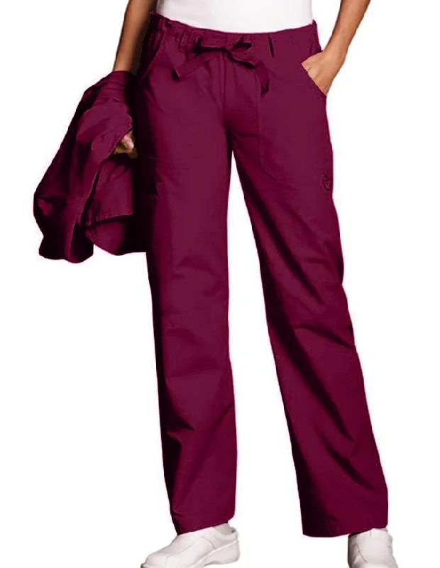 Women's Coats with Fur Trimmed ButtonsCherokee Workwear Women Petite Drawstring Scrub Pants