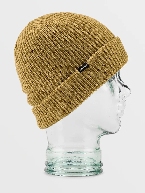 stylish fedoras with leather bands and buckles for a rugged lookSweep Beanie - Dark Khaki